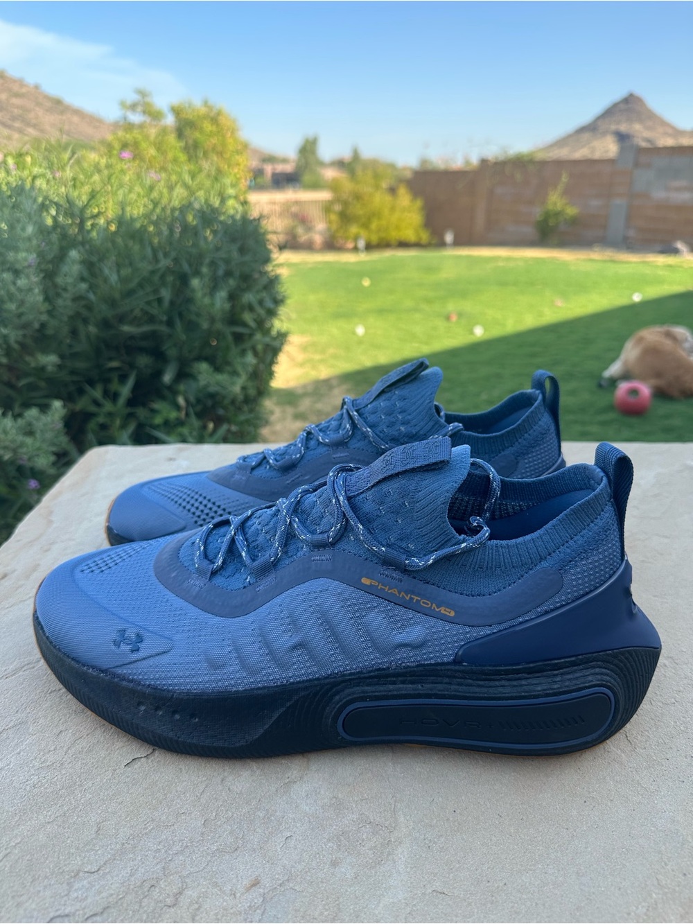 Under Armour Phantom 4 Reflect Running Shoes Navy Blue 3027672-418 Men's Size 12